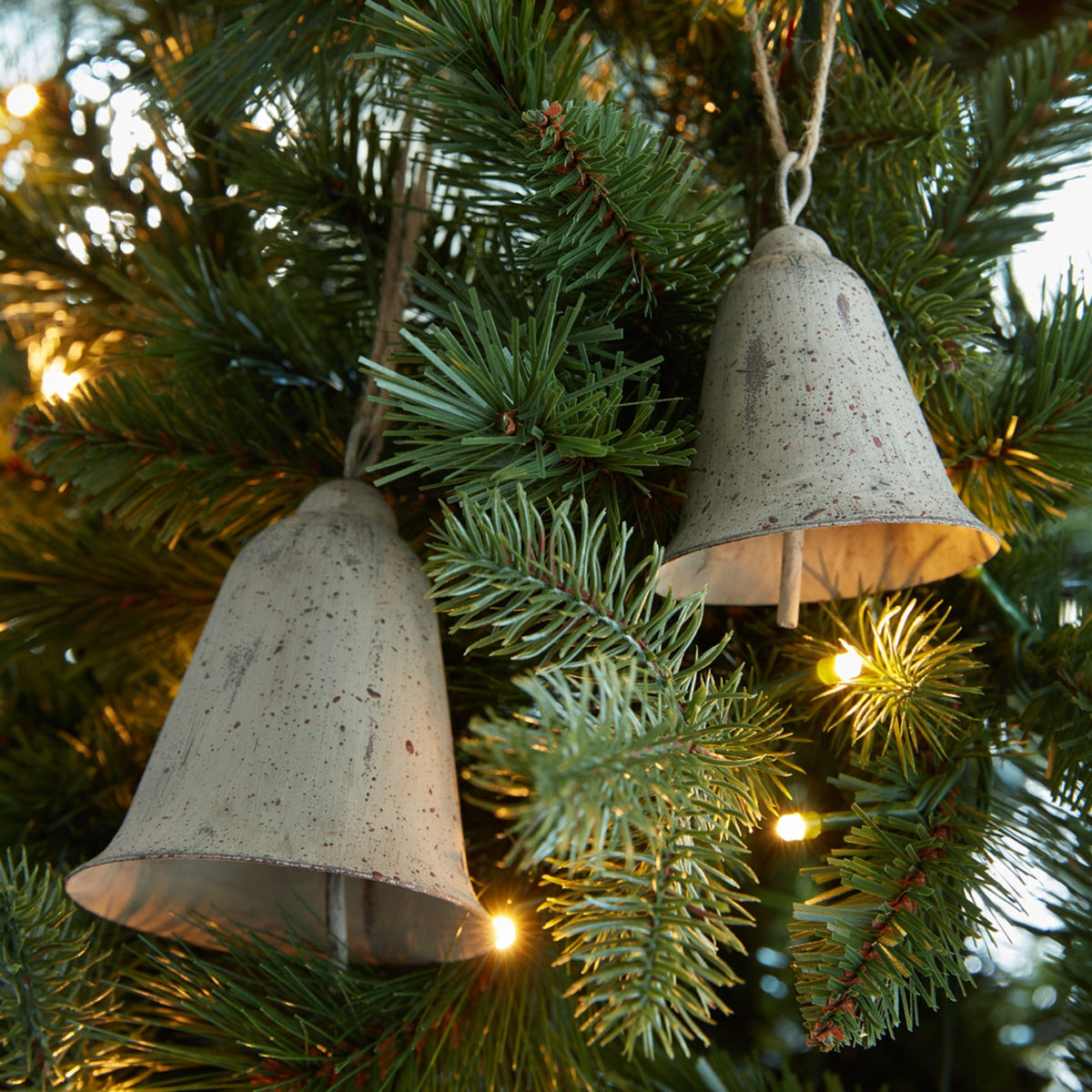 Large Rustic Metal Hanging Bell