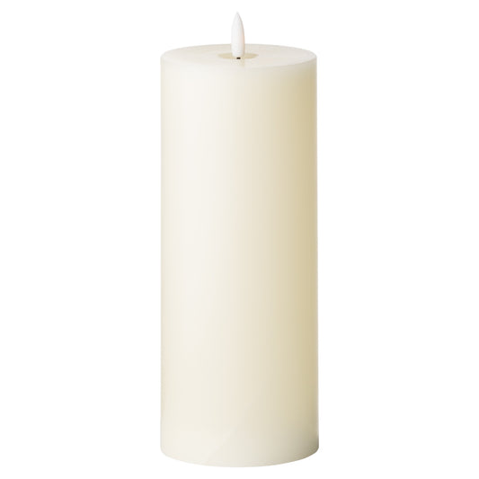 Luxe Collection Natural Glow 3.5 x 9 LED Cream Wax Candle