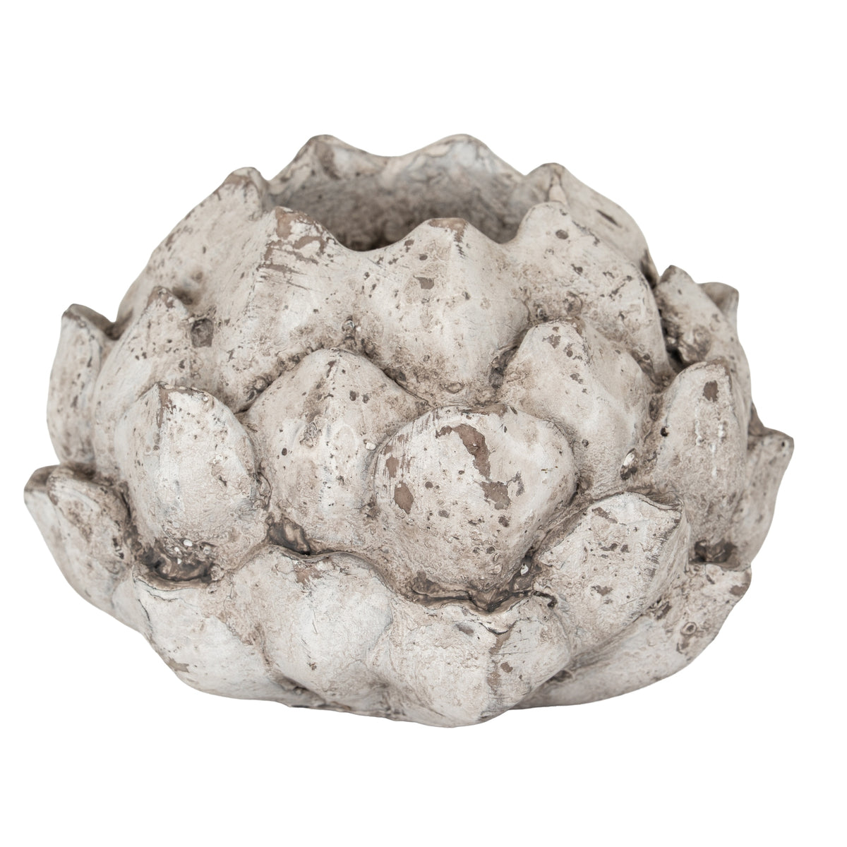 Large Stone Effect Acorn Tea Light Holder