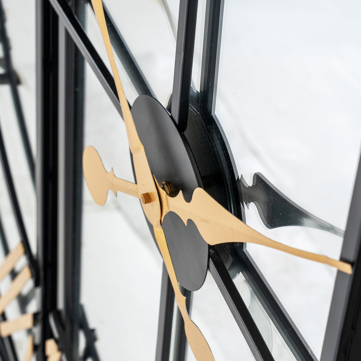 Brooklyn Black And Gold Wall Clock