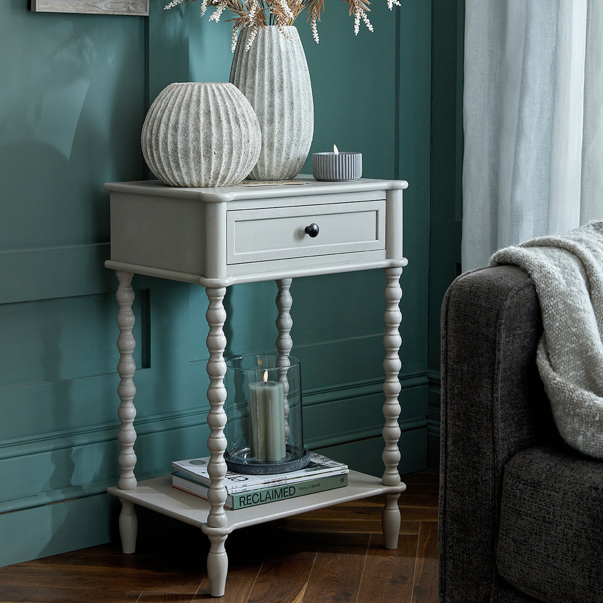 The Camden Collection One Drawer Side Table