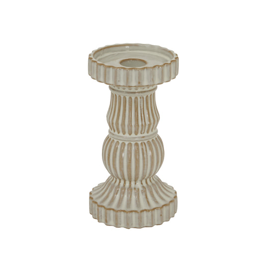 Alora Ceramic Pillar Candle Holder
