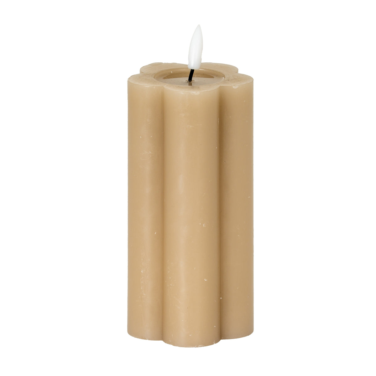 Luxe Collection Natural Glow 2.75x6 Stone LED Candle