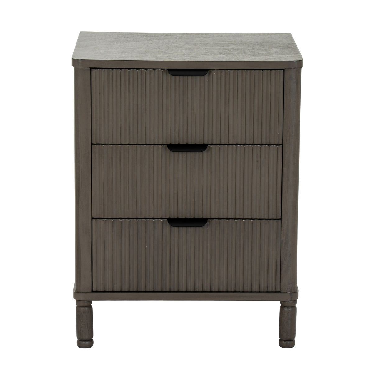 Reed Collection 3 Drawer Bedside Table