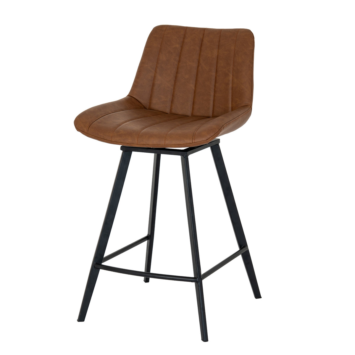 Malmo Tan Swivel Bar Stool