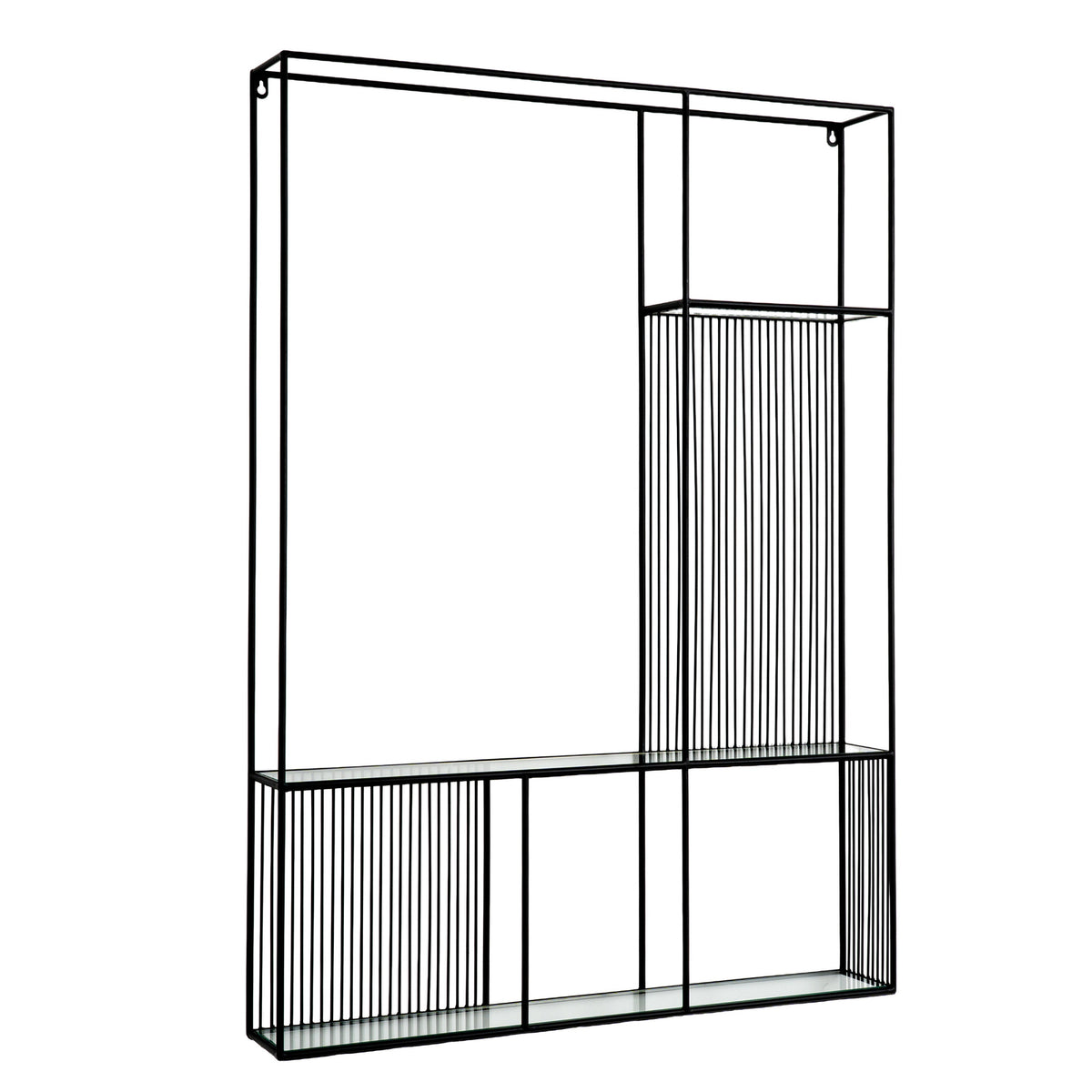 Axis Shelf Unit With Glass Shelves
