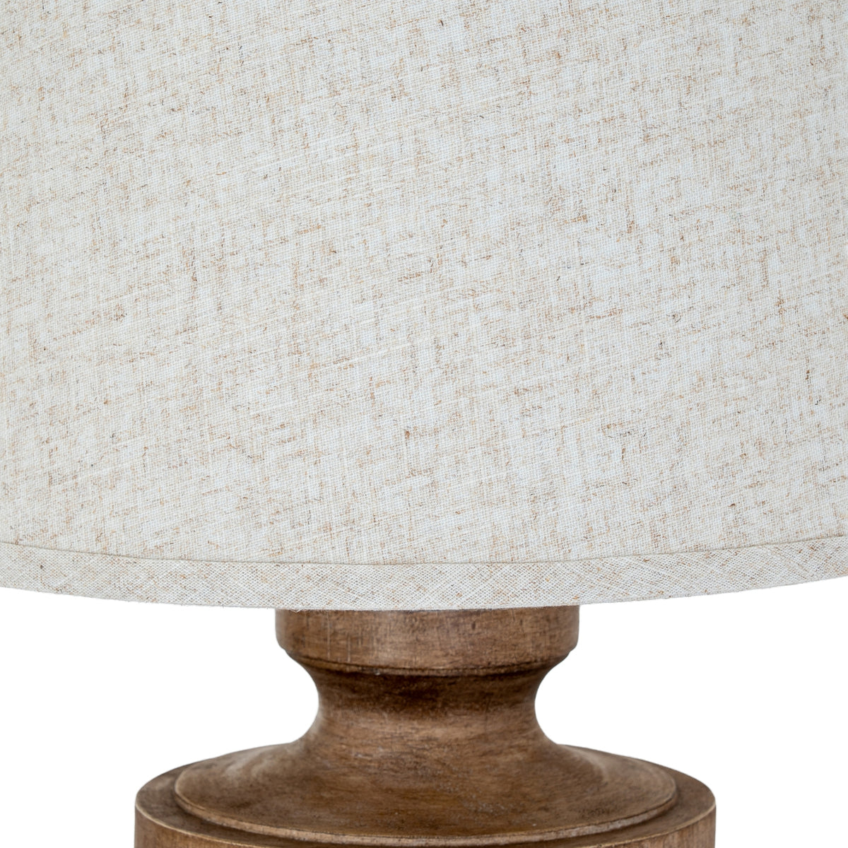 Tassora Table Lamp With Edged Linen Shade