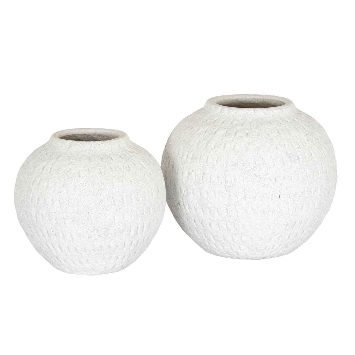 Ashen Medium Round Vase