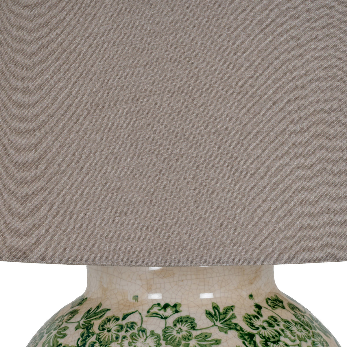 Green Clover Ceramic Pot Lamp
